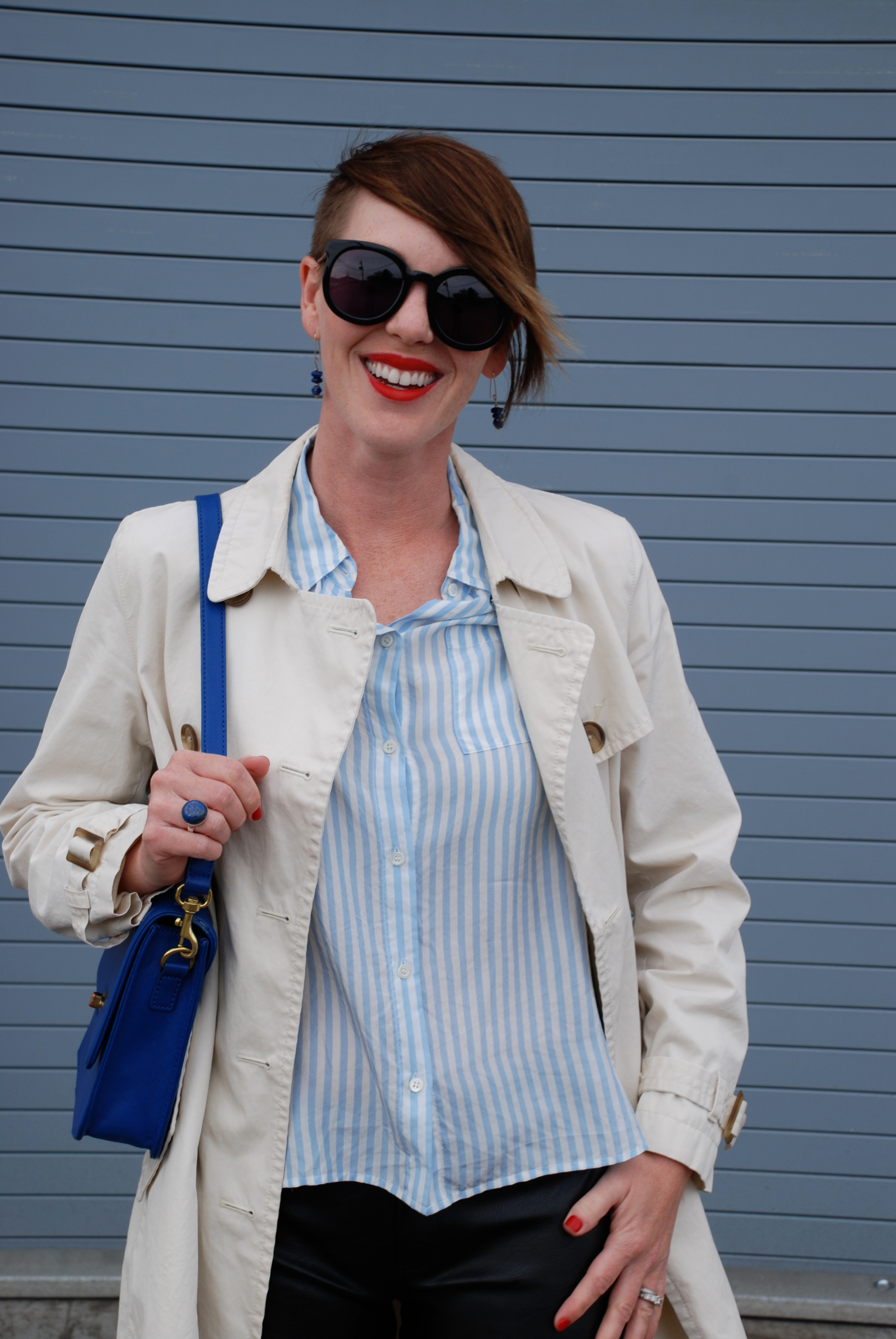 Smile Sunglasses Stripes Spring 2018