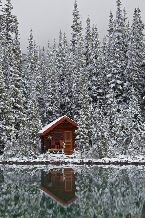 Cabin-House-Snow-Home-Tumblr